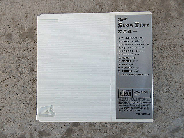  Ootaki Eiichi with autograph Pro motion on Lee record [SNOW TIME] Complete [CD & record & cassette tape & mug ]