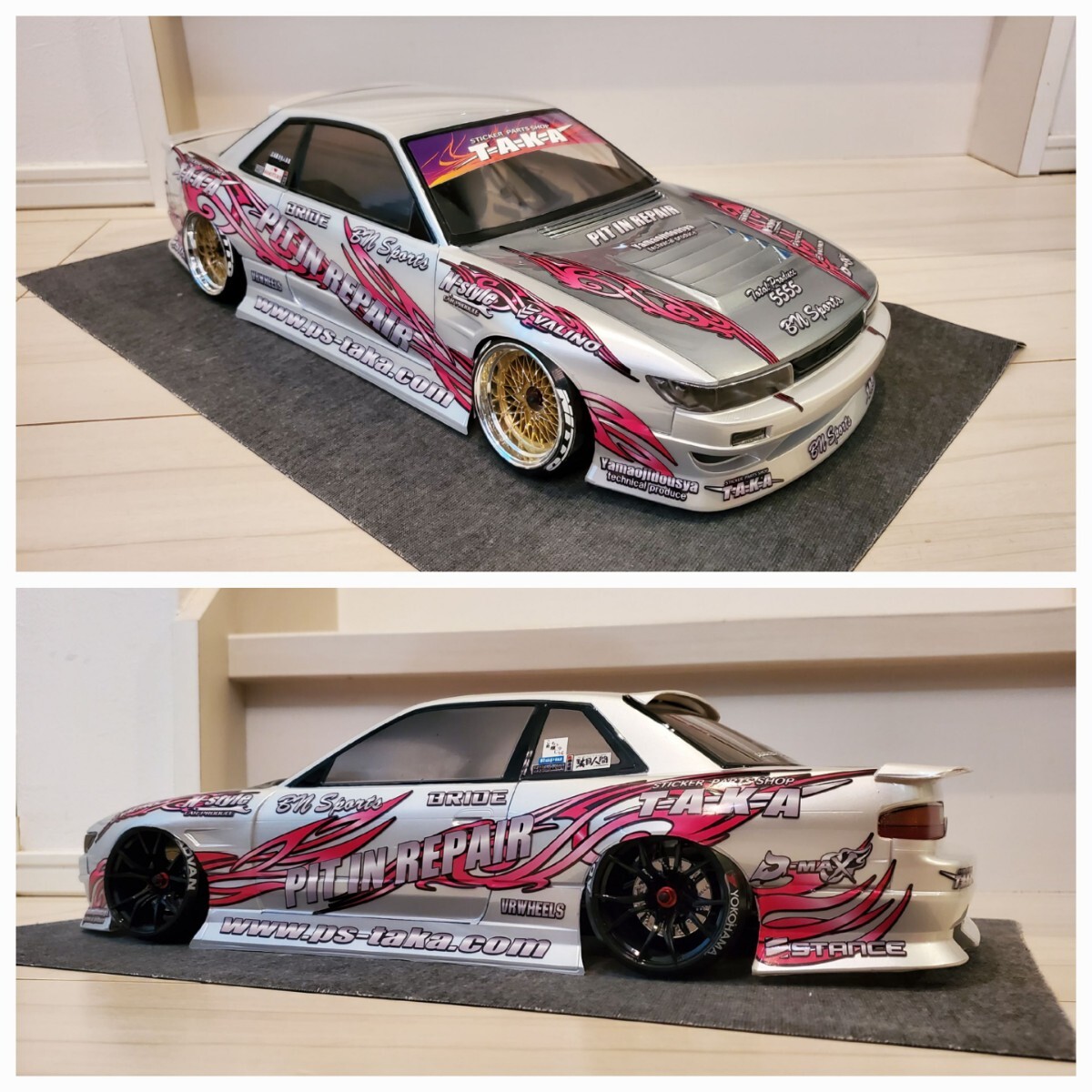 【即決・未走行】ボディのみ ADDICTION S13 D-MAX 1/10 アディクション NISSAN SILVIA シルビア _画像5