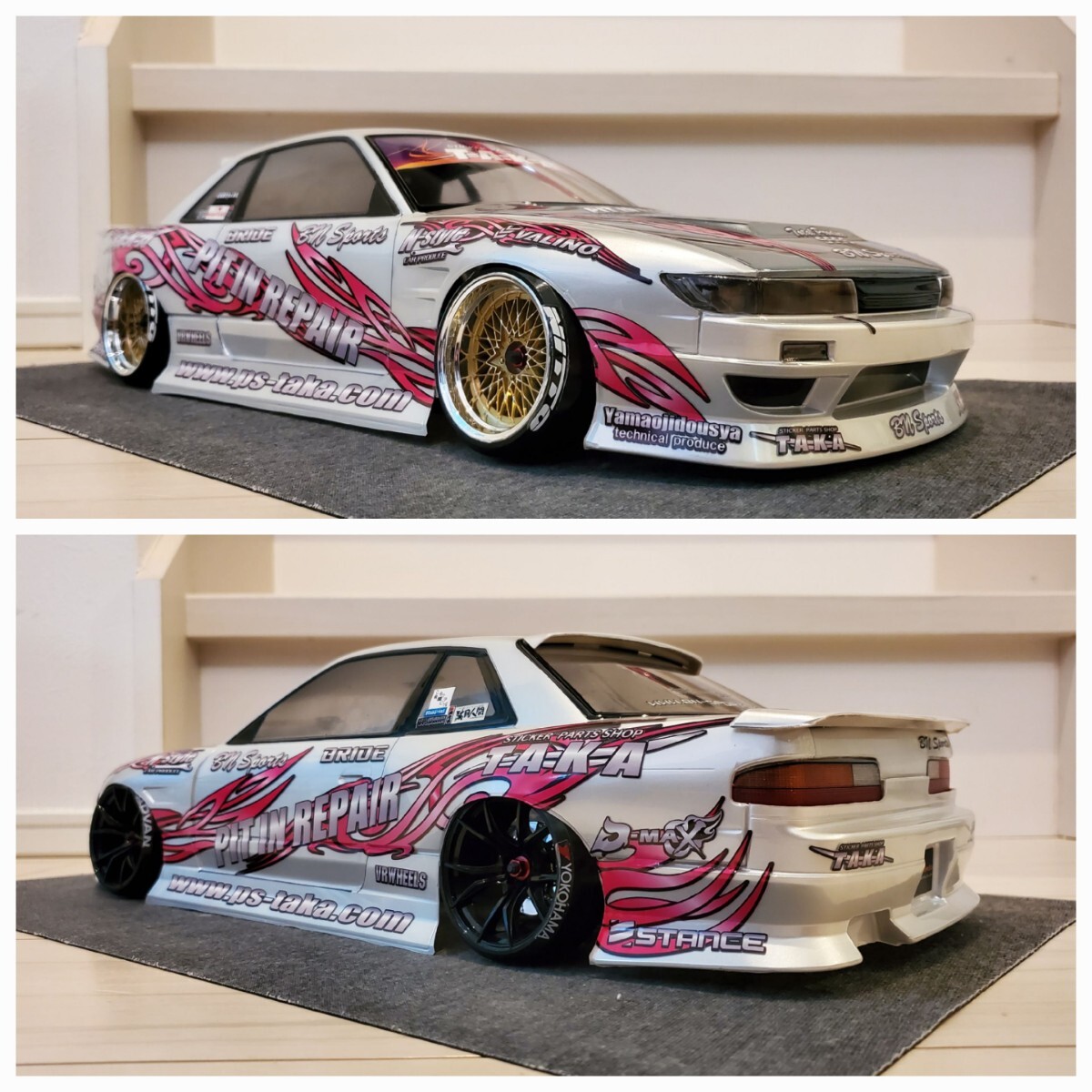 【即決・未走行】ボディのみ ADDICTION S13 D-MAX 1/10 アディクション NISSAN SILVIA シルビア _画像1