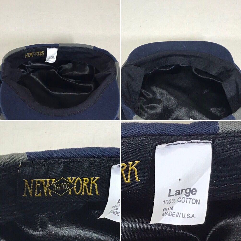 A0519, used, old clothes,used,USA made, American Casual, brand, hat, cap, Casquette,NEW YORK HAT, New York Hat, cut return, reverse side satin,ZCb0116