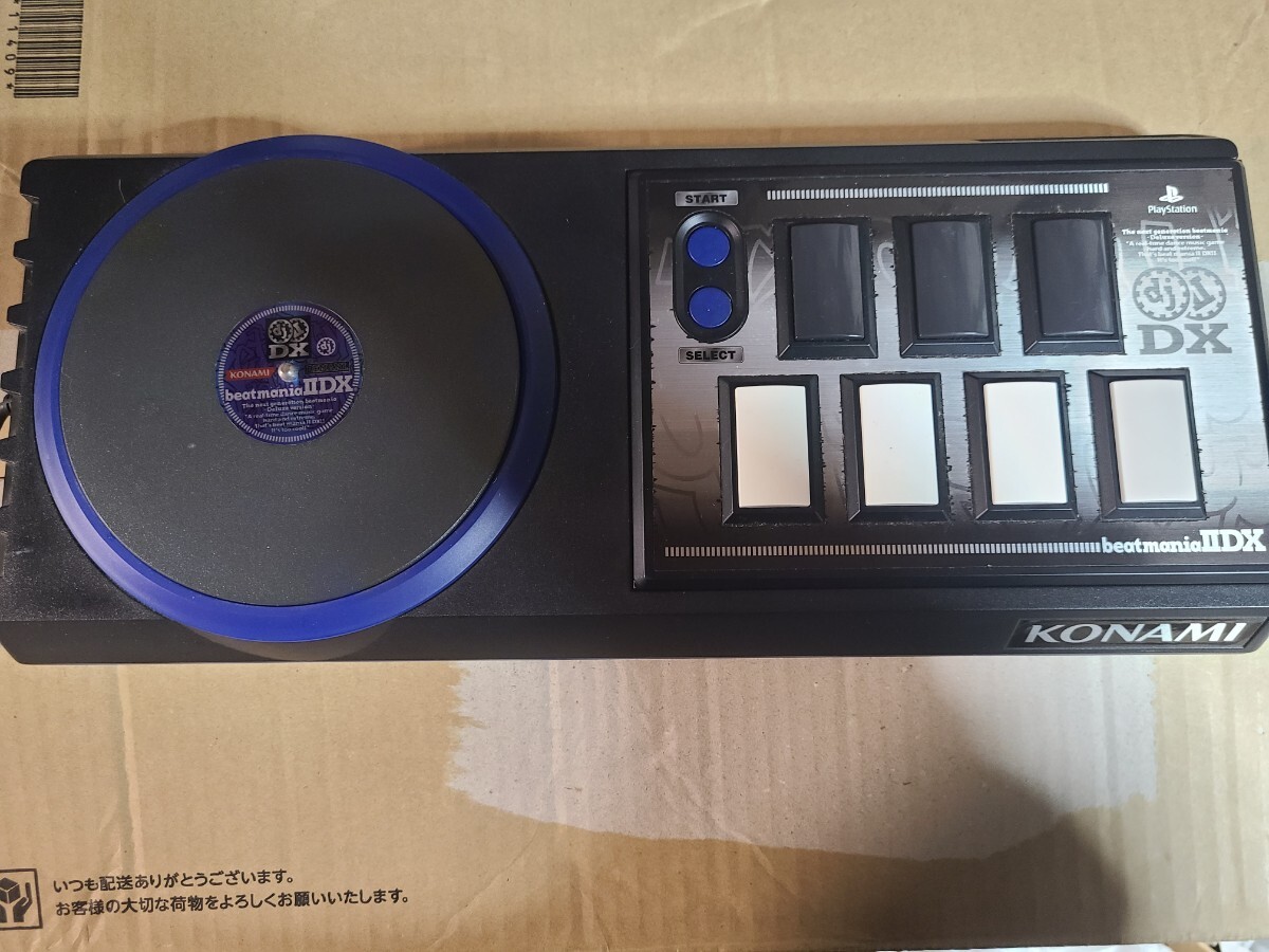 【中古】 beatmaniaIIDX 専用コントローラー ハマリ対策 1P側 ビートマニア2DX ビーマニ コナミ PS2 KONAMI 弐寺 専コン_画像1