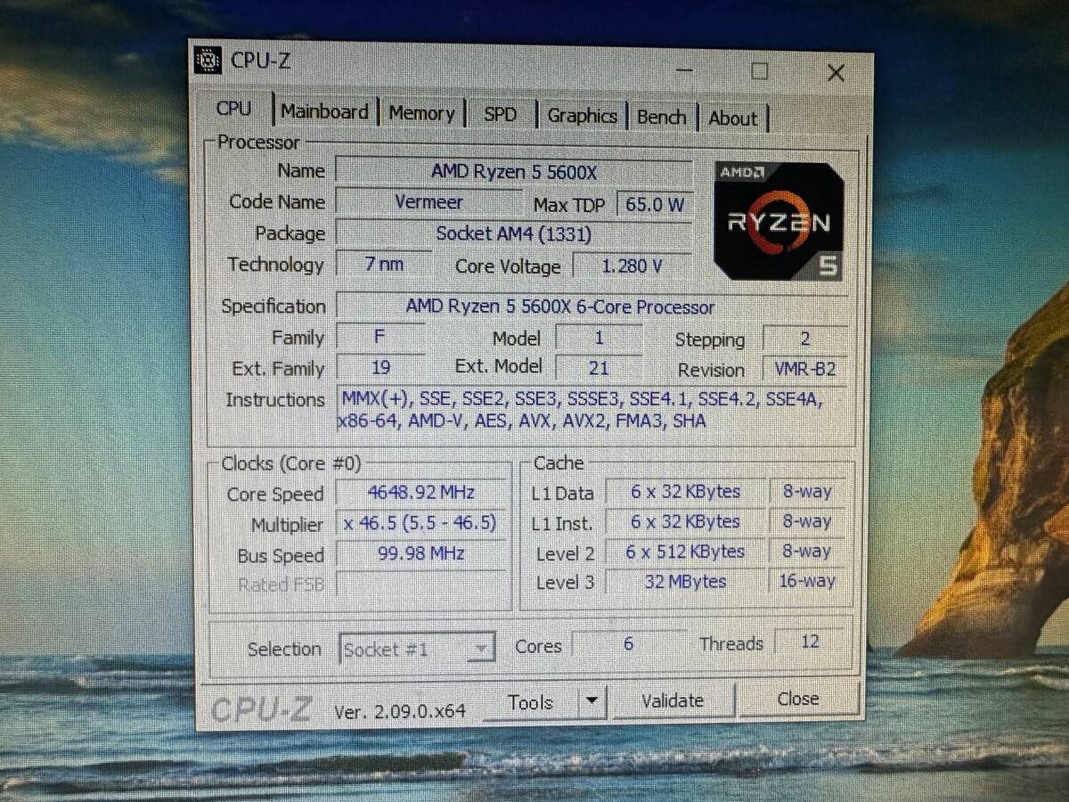爆速ゲーミングPC MSI LEVEL CASE AMD Ryzen 5 5600X/RAM 16GB/SSD(NVME)512GB+HDD 2TB/NVIDIA GeForce GTX 1080/Windows 10/美品の画像10
