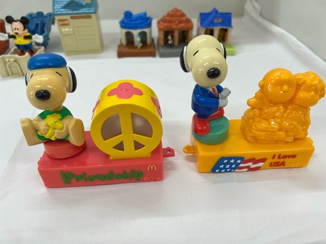 [ Kikusui -9750] McDonald's happy set Disney Snoopy 10 point set sale / toy /(S)