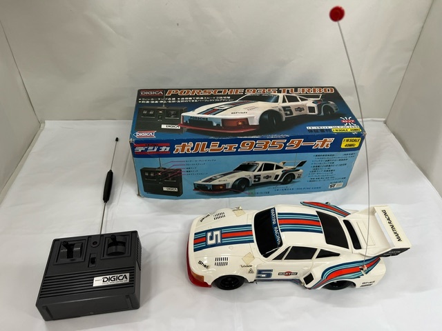 【菊水-9899】(KB)エポック社 デジカ PORSCHE ポルシェ935 TURBO ターボ ラジコンカー 昭和レトロ/おもちゃ/(S)_画像1