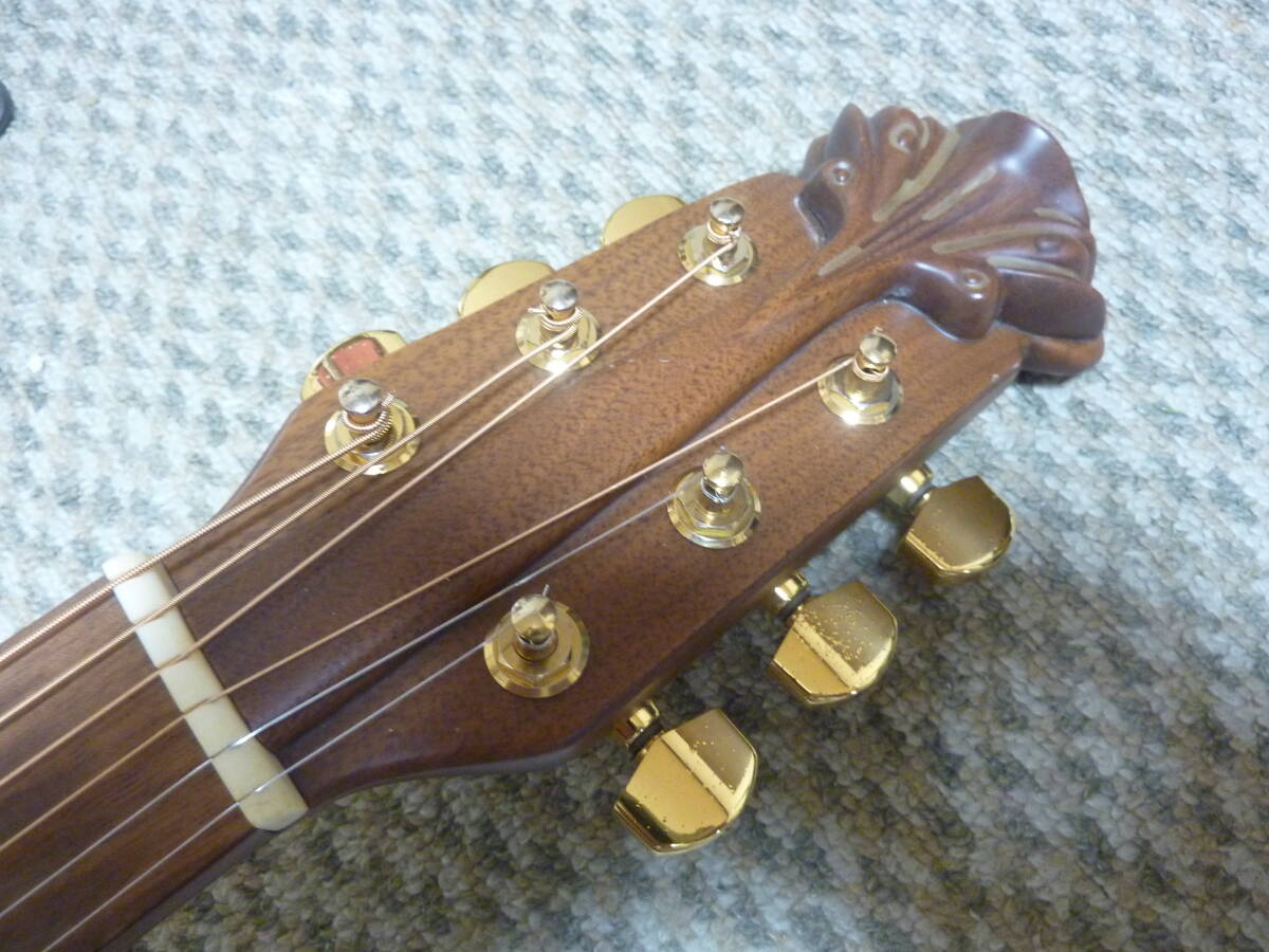 1991年製 Ovation USA製 最高級エレアコ ギター スーパーアダマスの画像2