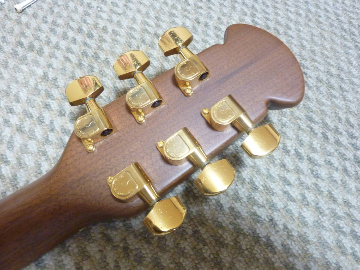 1991年製 Ovation USA製 最高級エレアコ ギター スーパーアダマスの画像3