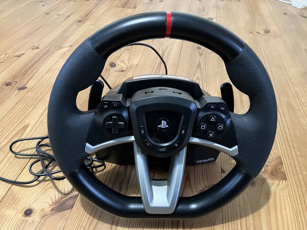 HORI　RWA　Racin Wheel Apex ホリ　ハンコン　ハンドルコントローラー　中古_画像5