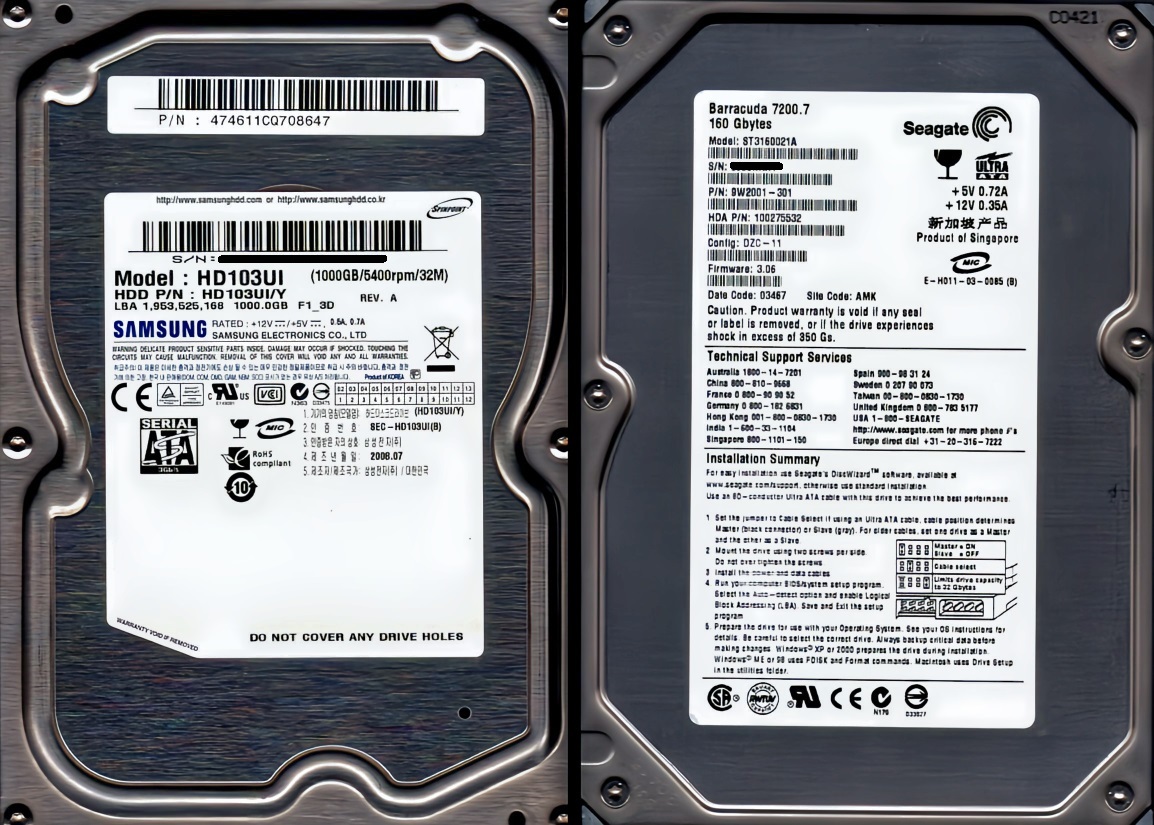 ★☆3.5インチ内蔵用HDD 15台 13TBハードディスク☆★_画像8