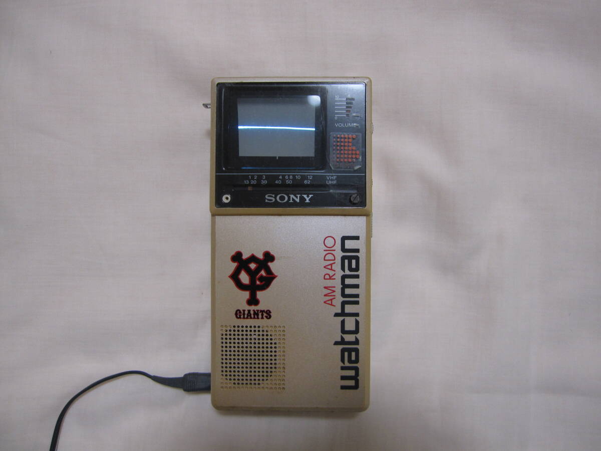 SONY WATCHMAN FD-25 (動作品と半動作品） AMラジオ付きの画像3