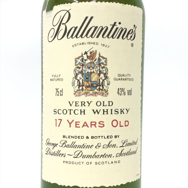 【1円スタート】未開栓 Ballantine's バランタイン 17yearsold 17年 VERY OLD ベリー オールド 750ml 43% 箱付き スコッチ ウイスキー CE0_画像3