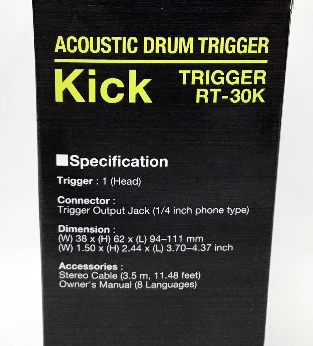 未使用 ローランド アコースティック ドラム トリガー RT-30K キックトリガー 打楽器 Acoustic Drum Trigger Roland Kick_画像5