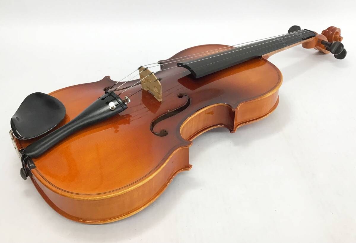 当時物 K.Shimora バイオリン No.80 1980年 Germany ドイツ製 弓 ハードケース カバー付き 弦楽器 楽器 ヴァイオリン シモーラの画像2