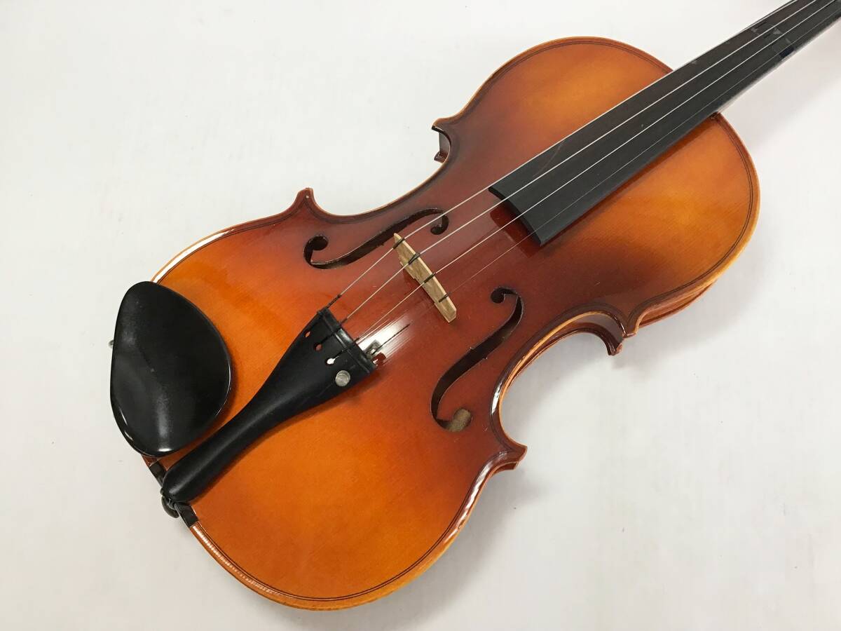 当時物 K.Shimora バイオリン No.80 1980年 Germany ドイツ製 弓 ハードケース カバー付き 弦楽器 楽器 ヴァイオリン シモーラの画像4