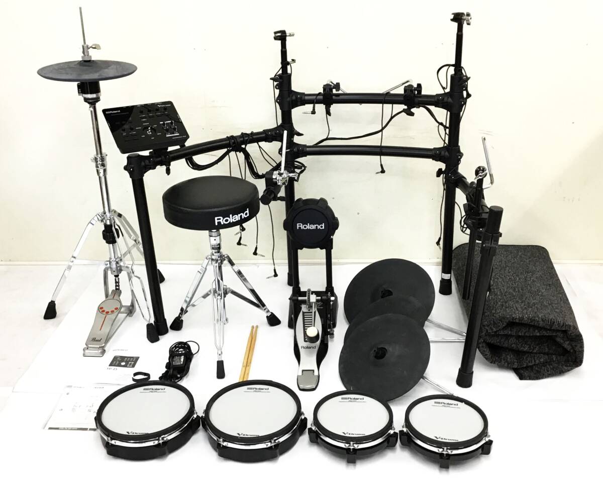 Roland electronic drum set V-Drums TD-25 sound module V pad V cymbals stand drum s loan mat attaching musical instruments percussion instruments Roland 
