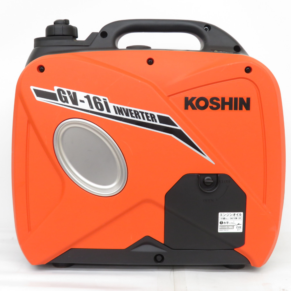 KOSHIN 工進 1.6kVA インバータ発電機 ガソリンエンジン GV-16i-AAA-5 中古美品_画像3