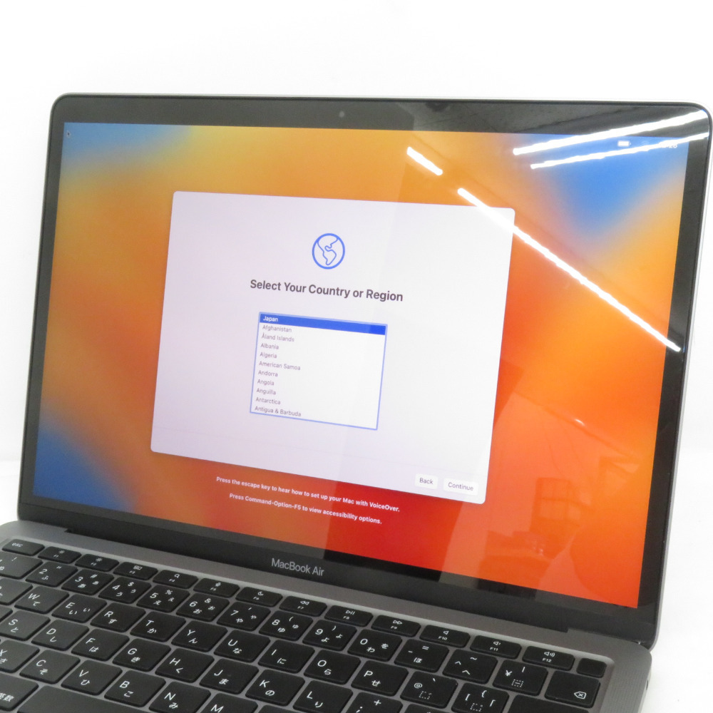 Apple Mac MacBook Air マックブックエアー 13インチ 2020 スペースグレイ M1/8G/256GB MGN63J/A_画像2