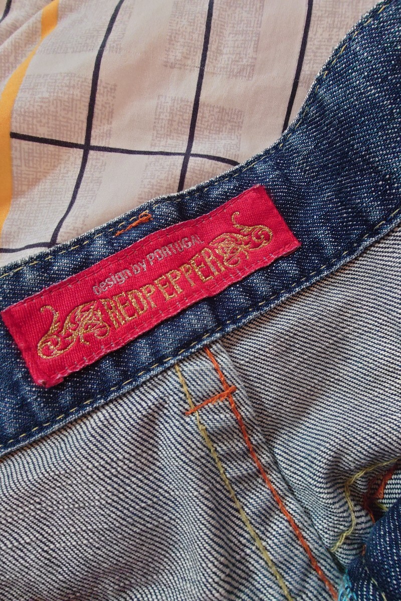 RED PEPPER jeans レッドペッパー ジーンズ ブーツカットジーンズ 25インチ フレアデニム ブーツカットデニム セレブジーンズ_画像8