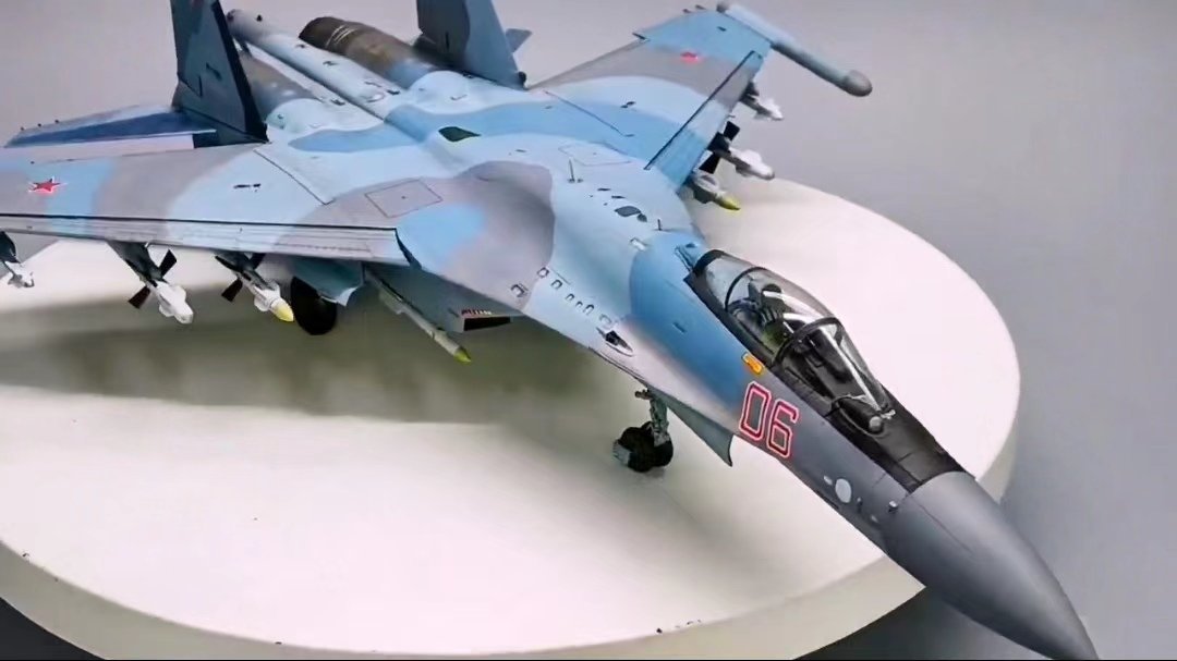 1/72 Russia Air Force Su-35s construction painted final product 