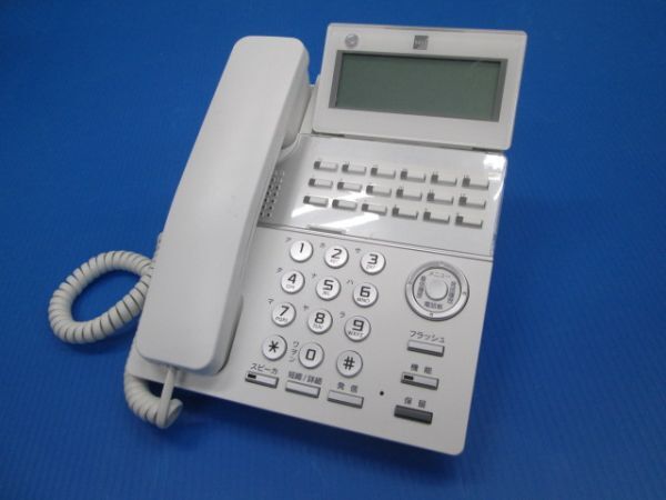 18【 ビジネスホン】サクサ１８キー電話機「TD810(W)」■撤去迄使用★中古美品_写真が全てとなります。