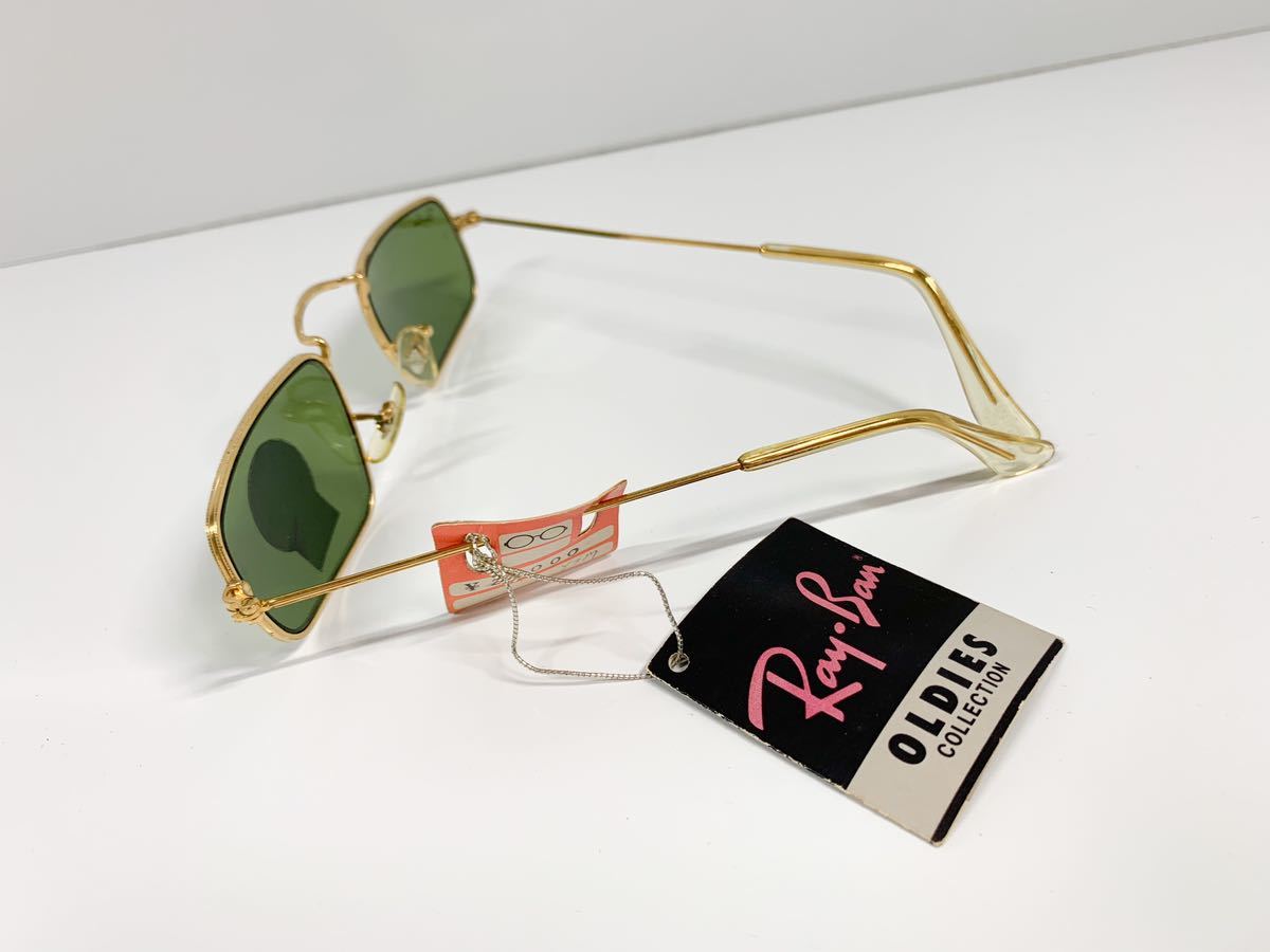 Ray-Ban レイバン スクエア！W0983 ゴールド！デッドストック！ボシュロムUSA製！B&L！サングラス！#3！箱付！05_画像3