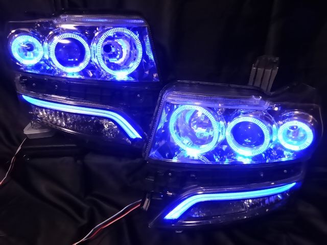 前期用 N-BOXカスタム JF1/JF2 青白切り替え ラインイルミ 前期用 N-BOXカスタム JF1/JF2 青白切り替え ラインイルミ