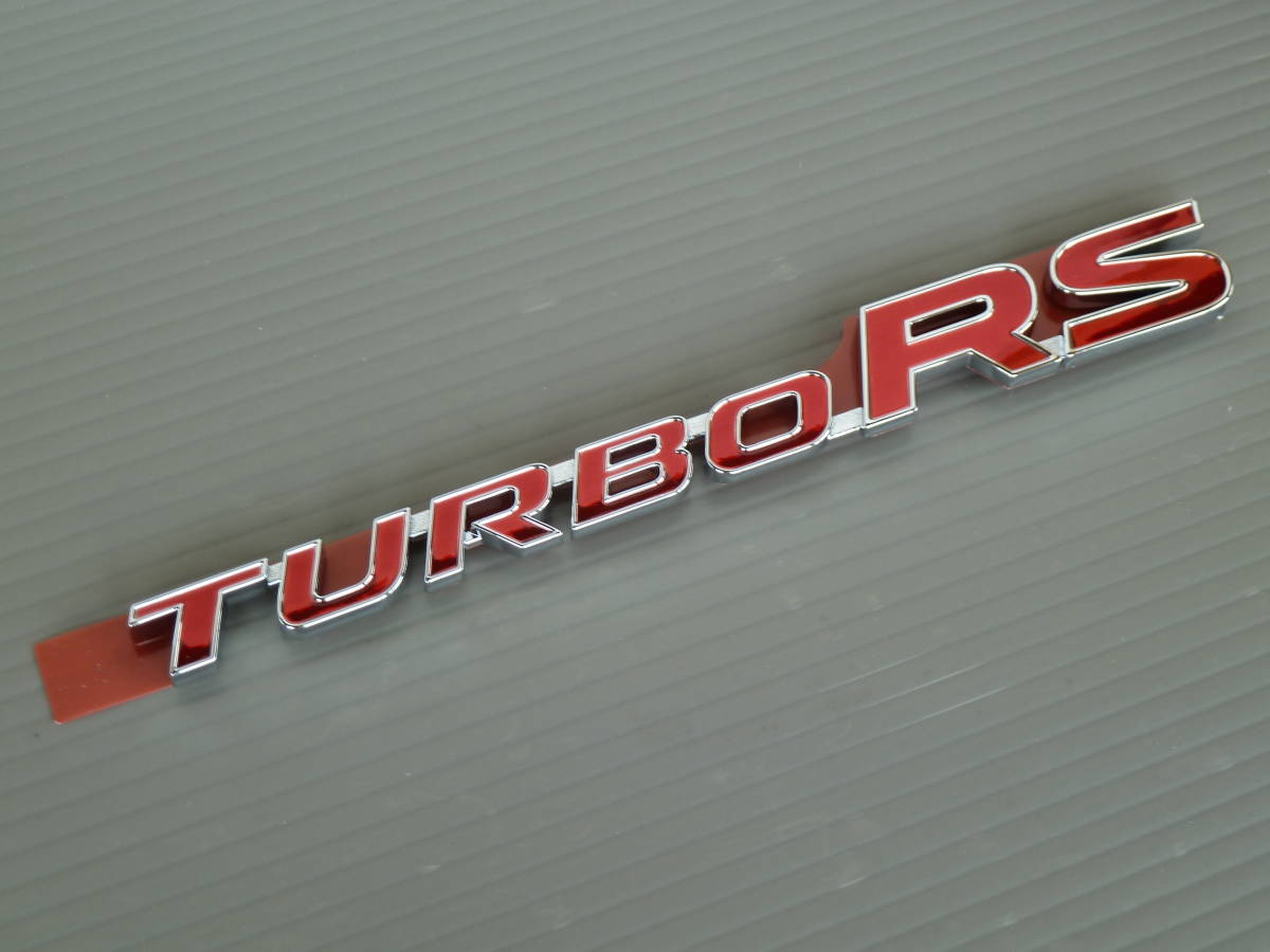 アルトターボRS HA36S スズキ純正 TURBO RS リヤエンブレム 新品_画像1