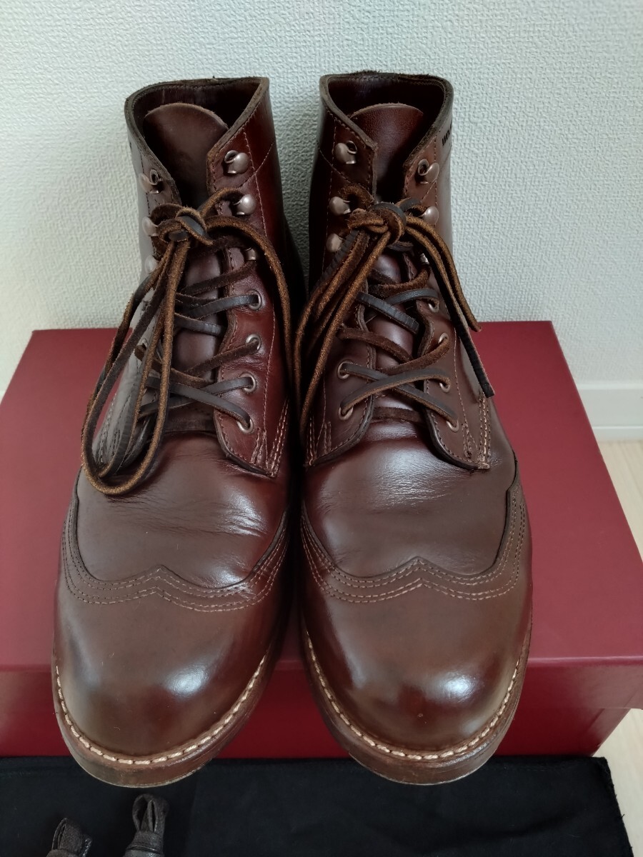 WOLVERINE 1000MILE BOOT W05342　ADDISON BOOT　ウルヴァリン1000マイルブーツ US9 D ワークブーツ 本革 ブーツ USA製_画像2