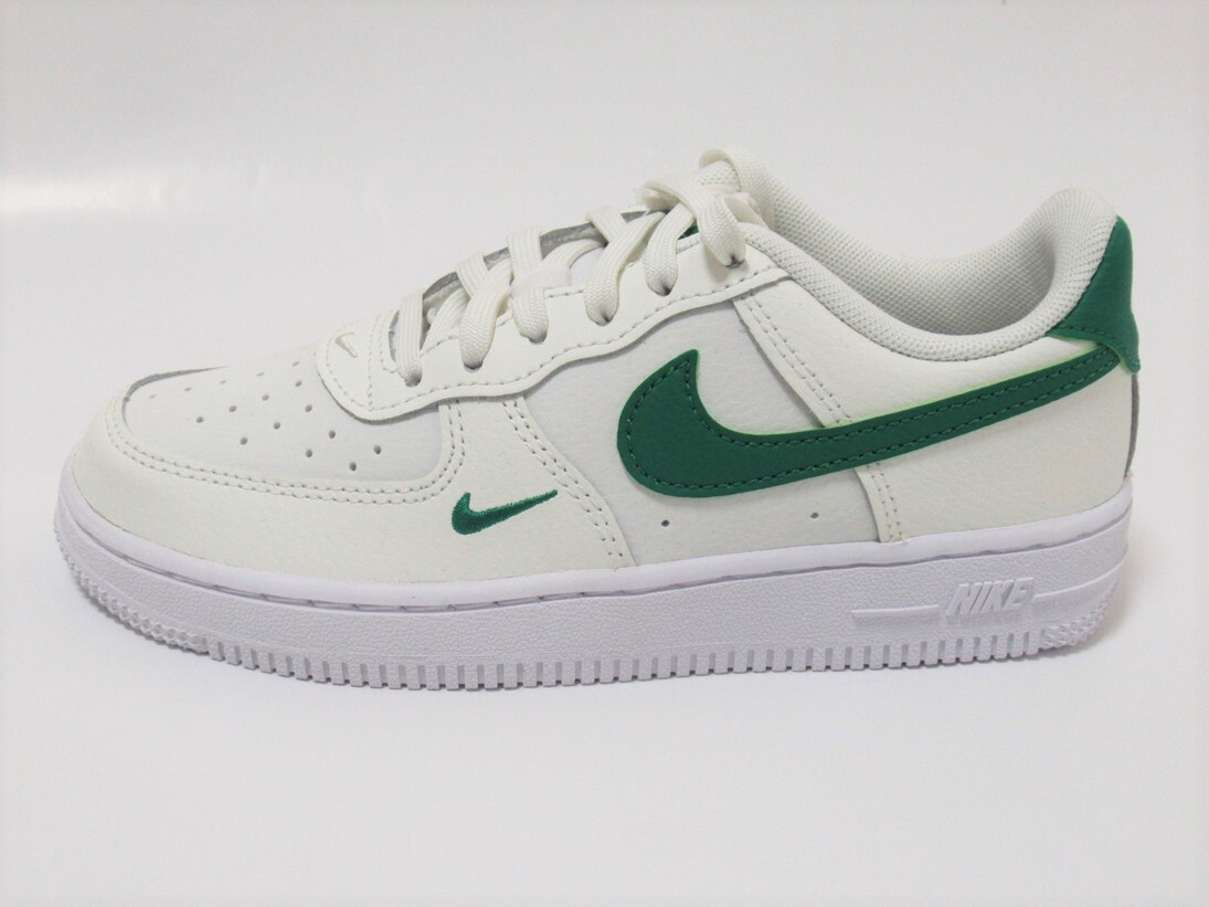 NIKE FORCE 1 LOW SE 40TH PS ホワイト グリーン 19.5cm ナイキ フォース1 ロー ジュニア キッズ 白 緑 FJ2887-101_画像4