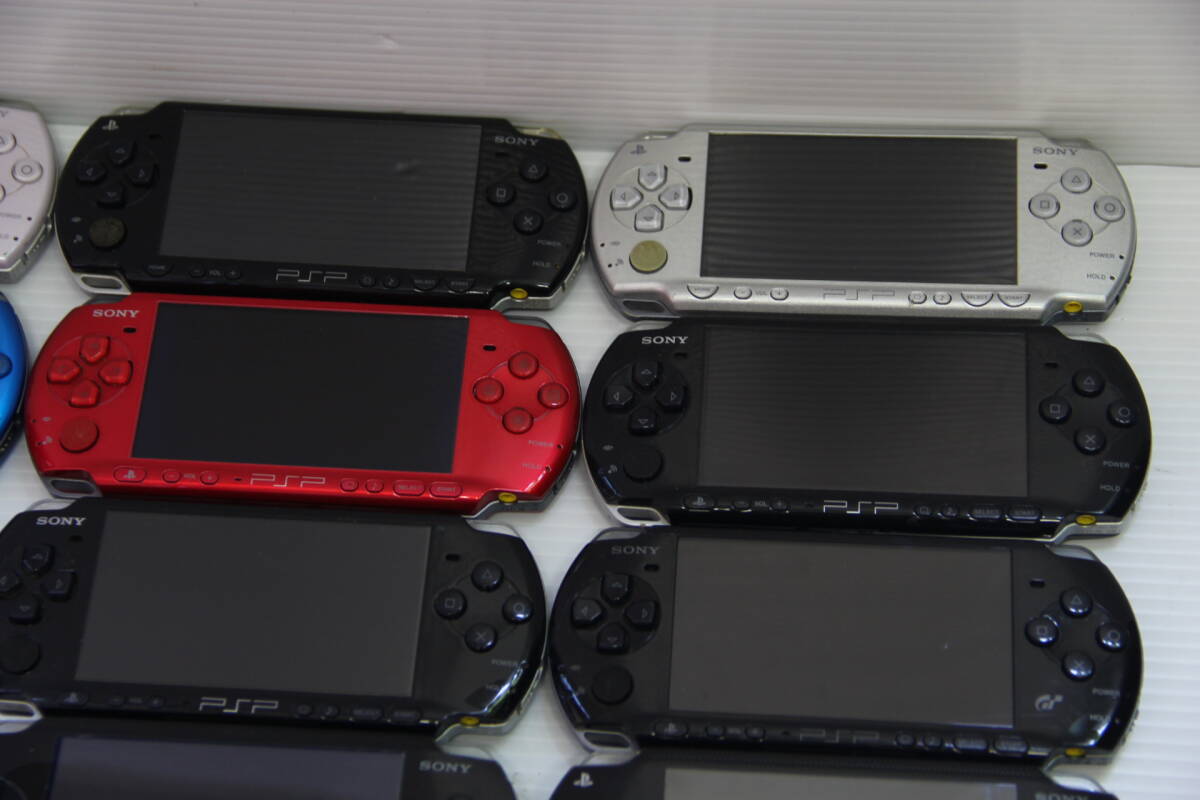 SONY PSP本体 PSP-3000/2000/1000 まとめて12個セット 送料無料 動作未確認のためジャンク品扱い_画像5