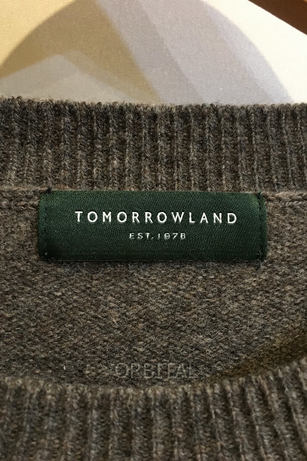 二子玉)TOMORROWLAND トゥモローランド 23AW エクストラファインメリノウール クルーネックプルオーバー 63023402704 メンズ M_画像7