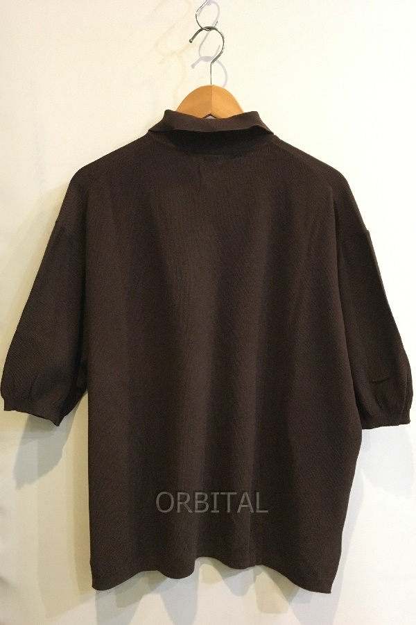 二子玉)KAPTAIN SUNSHINE キャプテンサンシャイン ポロカラーニットシャツ Polocollar Knit Shirt KS21SKN01 定価25,300円 40_画像9