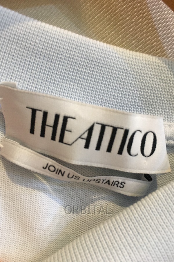 二子玉)The Attico ジアティコ T-shirt with detachable pads パワーショルダーTシャツ 肩パッド取り外し可 202WCT04 レディースS_画像6