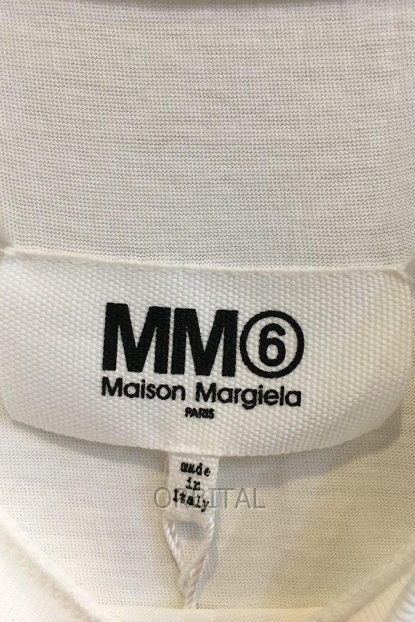 二子玉)MM6 Maison Margiela エムエムシックスメゾンマルジェラ 未使用 Lucky biscuitsオーバーサイズTシャツ 定価37,400円 S_画像6