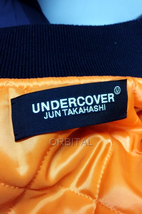 代官山)UNDERCOVER アンダーカバー UC2B4210 CHINA MA-1 Ny チャイナ MA-1 ジャケット ブラック サイズ2_画像7