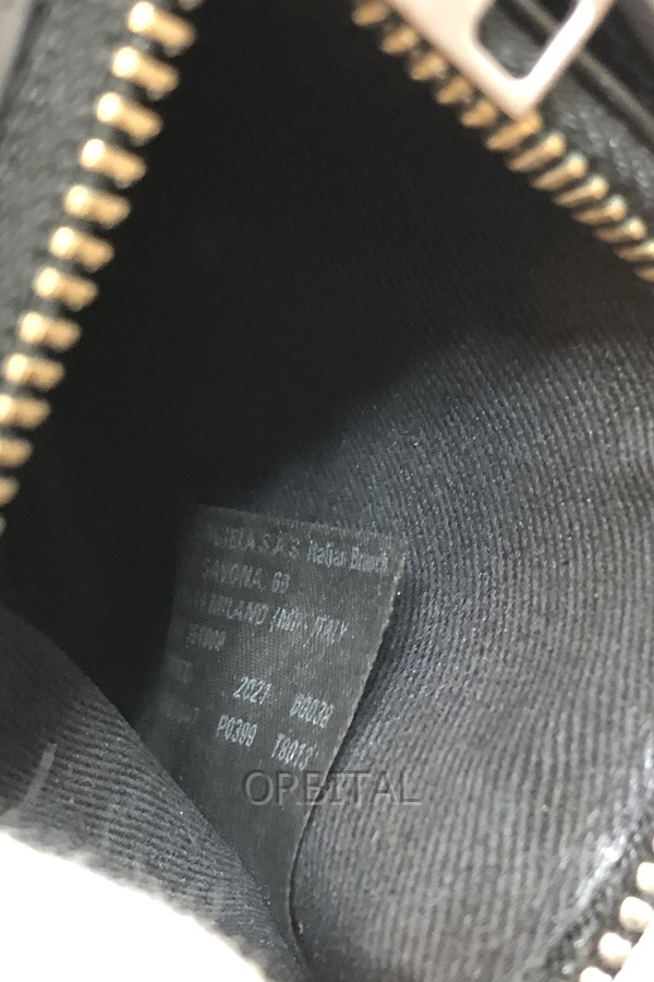 経堂) メゾンマルジェラ Maison Margiela マネークリップ付 二つ折り財布 ブラック S35UI0447 使用感有特価_画像8