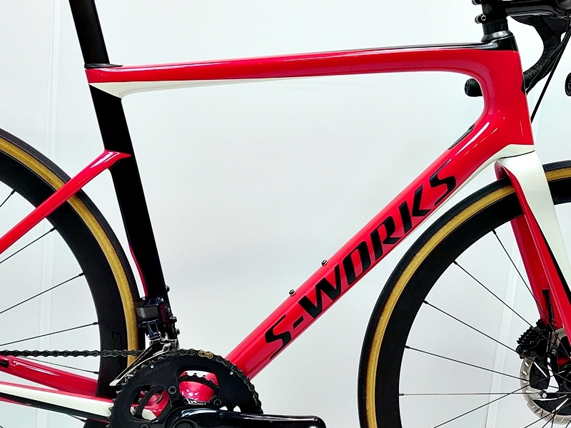 ▼▼スペシャライズド SPECIALIZED S-WORKS TARMAC SL6 Di2 2019年モデル カーボン ロードバイク 56サイズ 2×11速 レッド_画像5