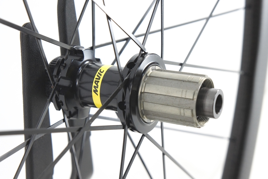 ◆◆マビック MAVIC コスミック プロ カーボン COSMIC PRO CARBON UST DISC クリンチャー チューブレス ホイール 700C シマノフリー 142mm_画像6