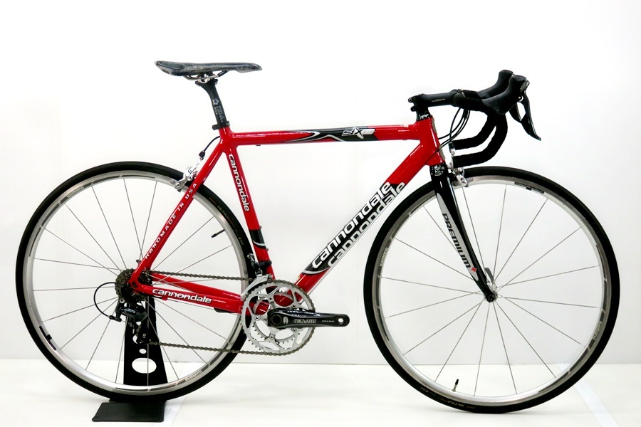 ** Cannondale CANNONDALE SIX13 2005 year about model aluminium / carbon road bike size unknown C-T535mm 2×10 speed red × black 