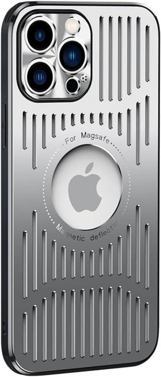 iPhone14/14Pro/14Plus/14Promax ケースMagsafe充電対応 スマホ 放熱 冷却ケース 薄型 マグネット搭載 アイフォン14プロ マックス用 カバーの画像1