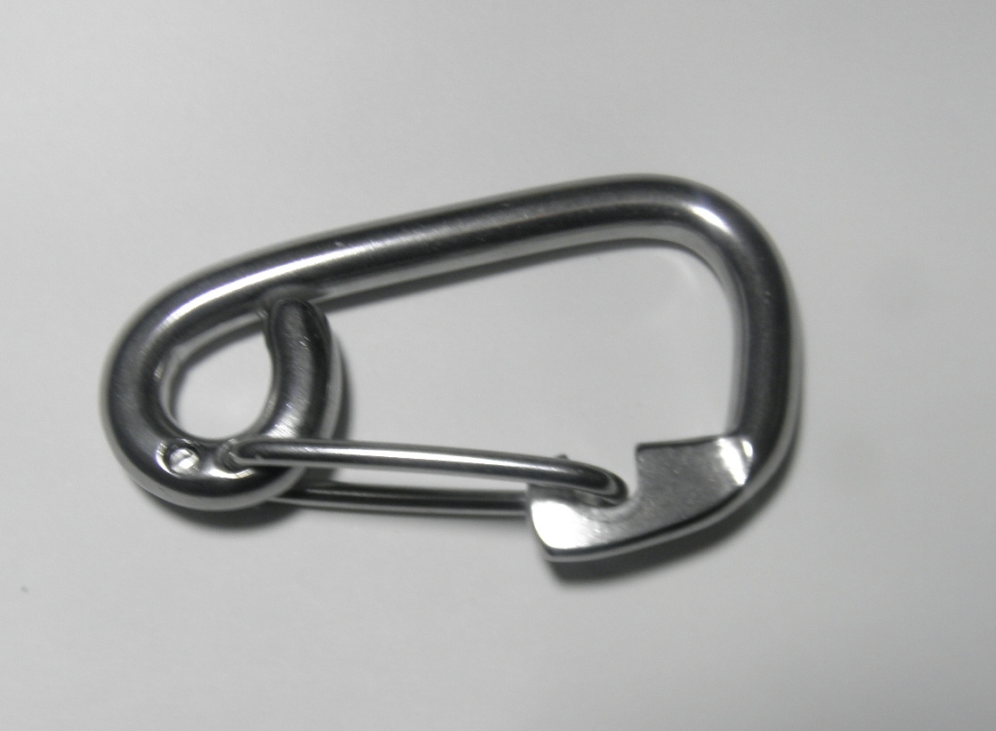 380 jpy prompt decision *M8 stainless steel springs hook * snap hook postage 140 jpy ..