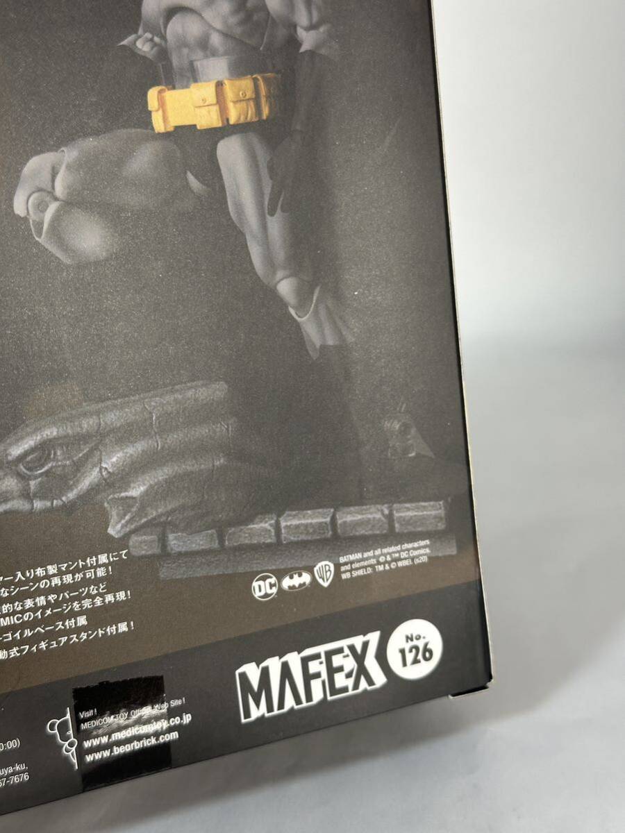 メディコム・トイ MAFEX 126 BATMAN:HUSH バットマン BLACK Ver. 黒 ハッシュ 未開封品 箱痛み多 同梱可 マフェックス フィギュア_画像5