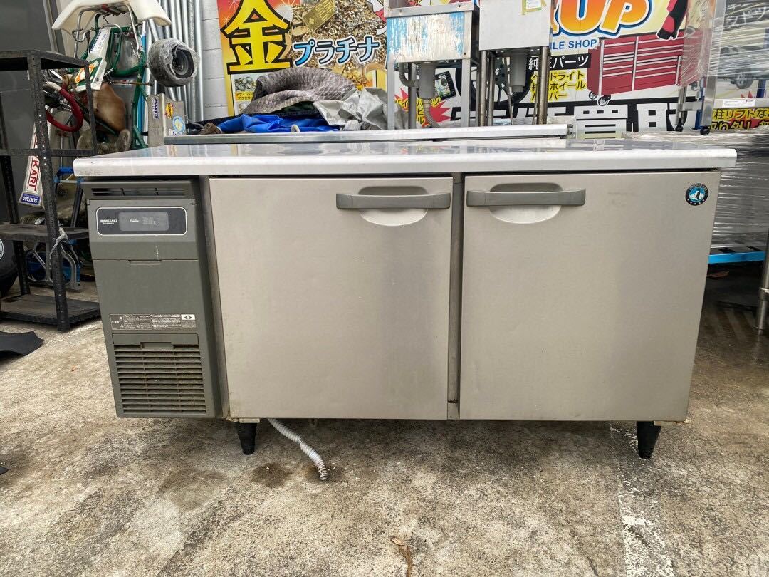 ○D8807 ホシザキ 業務用 コールドテーブル 台下冷蔵庫 FT-150SNG 20年製○