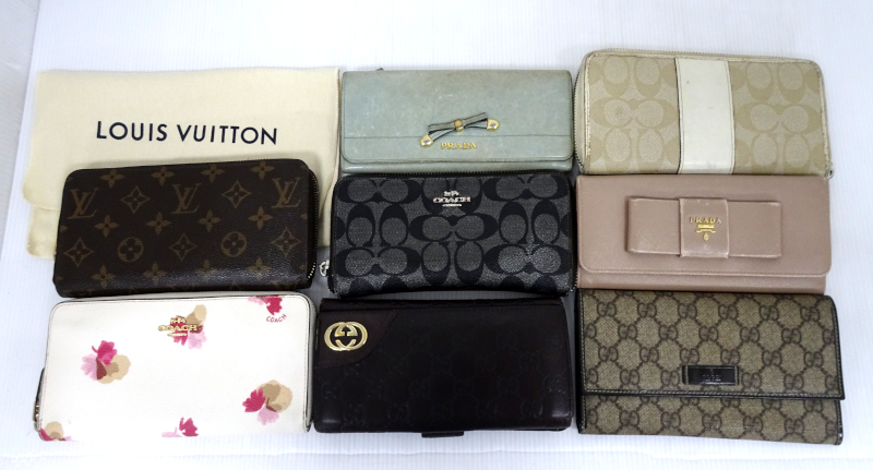 １円～！ LOUIS VUITTON HERMES GUCCI miumiu BVLGARI PRADA DIOR COACH等 ブランド まとめ バッグ 財布 小物 ジャンク_画像2