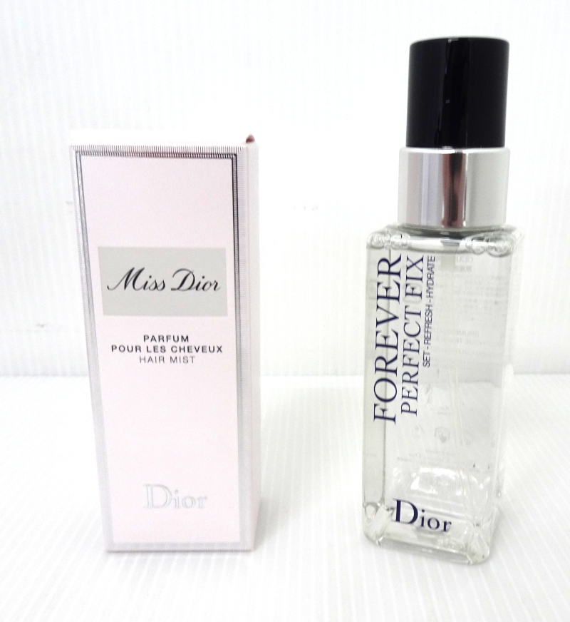 残量たっぷり！ Dior ディオール ミスディオール ヘアミスト 30ml スキン フォーエバー メイクアップ フィックス ミスト 100ml 2点セット_画像1