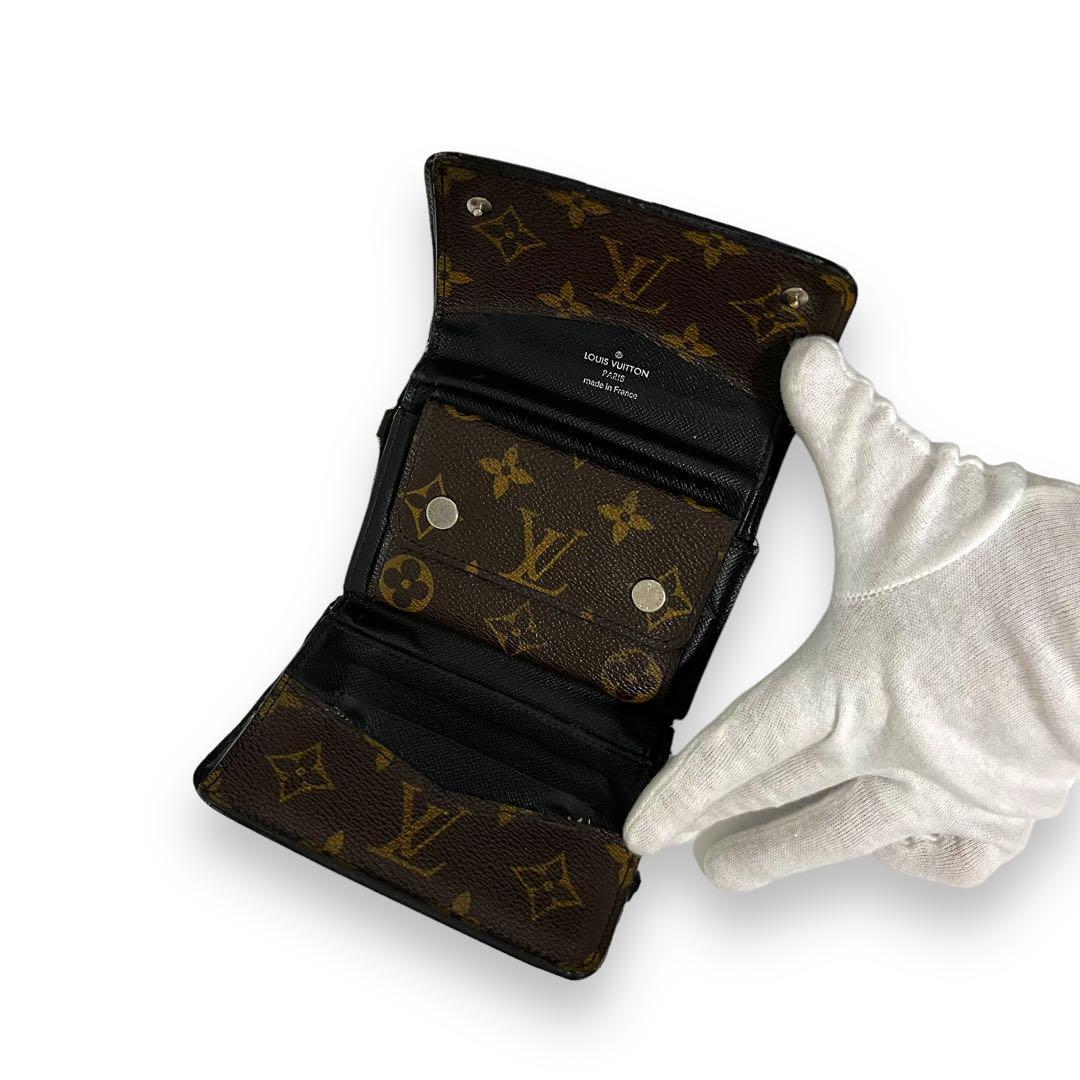 【希少】　ルイヴィトン　折り財布　ポルトフォイユコンパクト　マカサー　 M60167 3つ折り財布　モノグラム　LOUIS VUITTON 　ak2_画像5