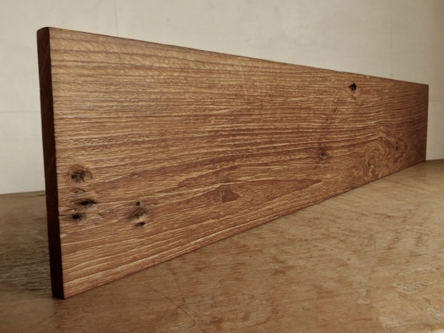 オールドチークの板材 約1300×248×22 チーク古材 棚板 看板板 天板 oldteak 0308_画像3