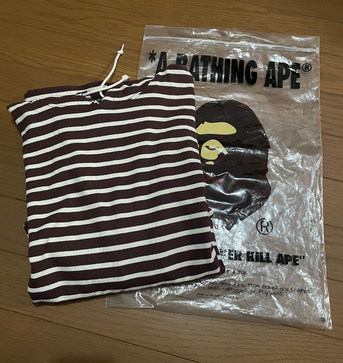 BAPE  ボーダーパーカー