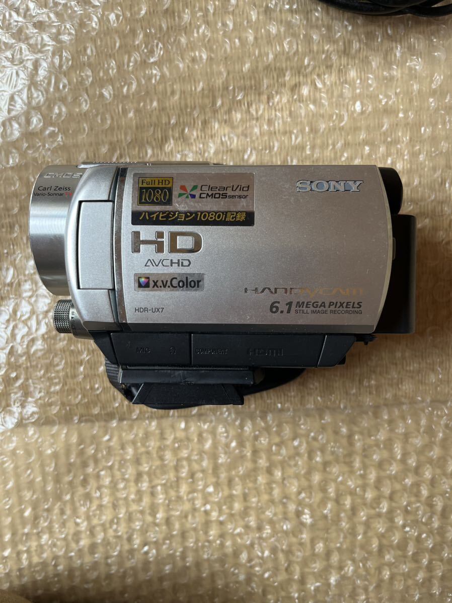 SONY ソニー ハンディカム HDR-UX7 デジタルビデオカメラ　通電確認済　付属品付き_画像2