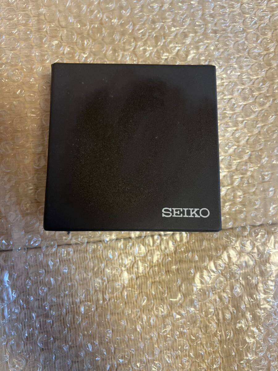  unused SEIKO Seiko memory pocket watch 7550-0010 name go in 