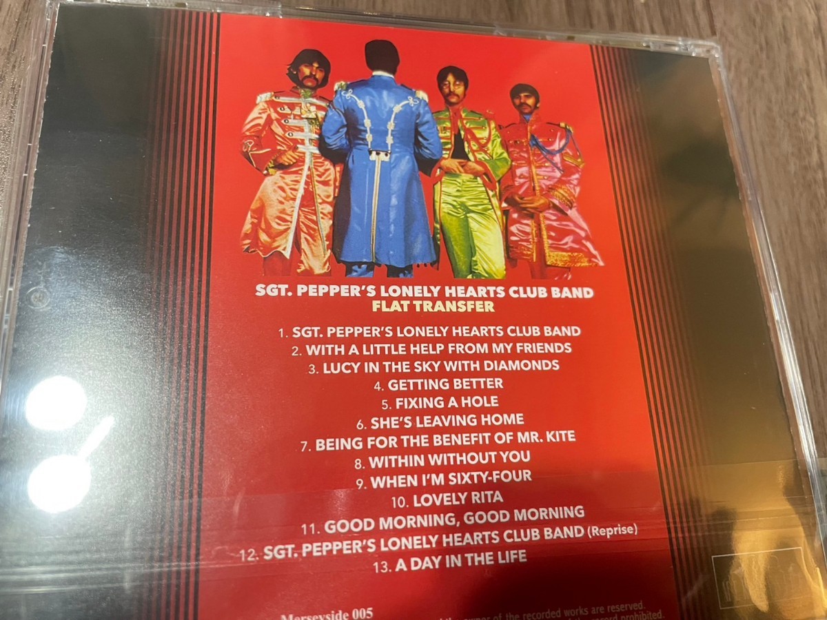 THE BEATLES ビートルズ　SGT. PEPPER'S LONELY HEARTS CLUB BAND: FLAT TRANSFER　プレス盤　新品未開封　高音質盤　_画像3